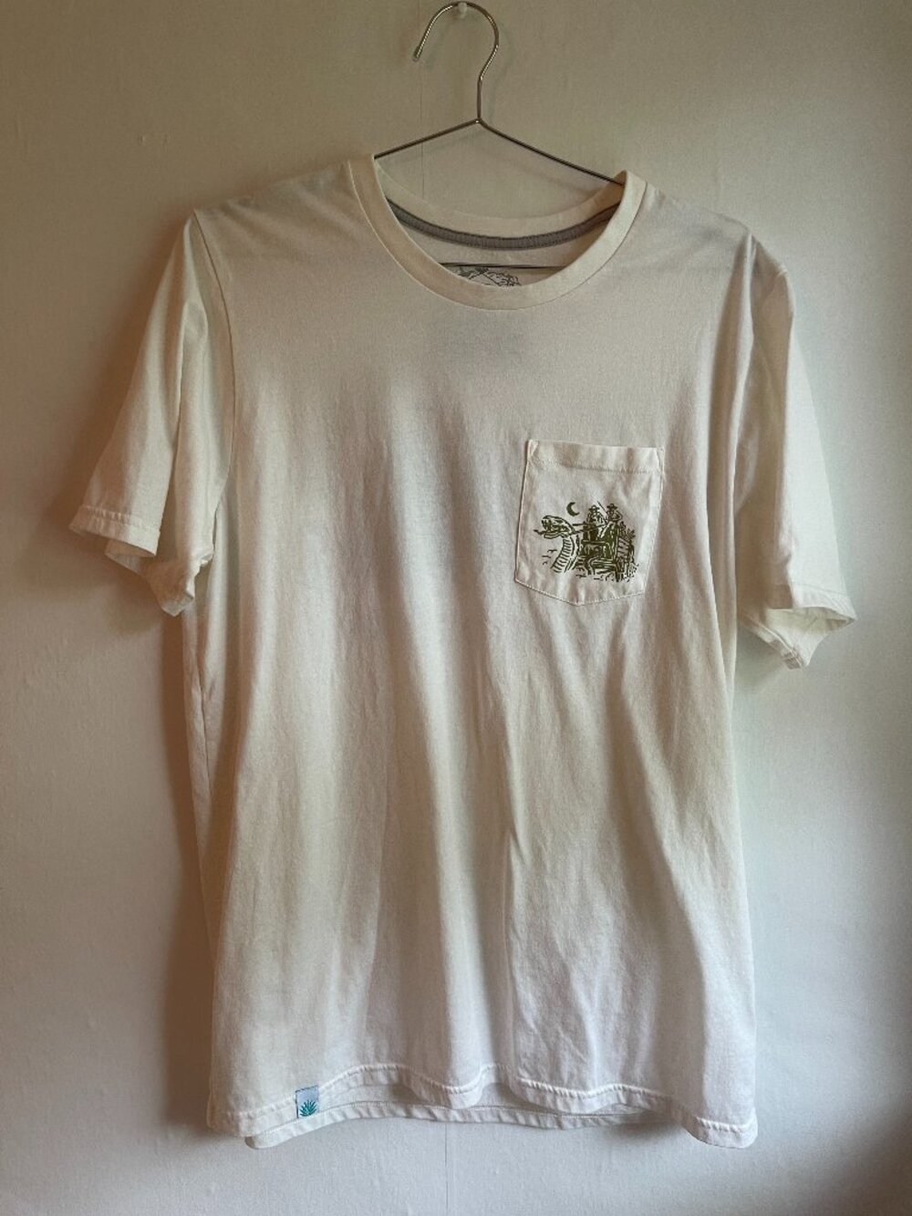 Sendero Provision Co - Western Design Snake Wrangler White T-Shirt - Men's Large